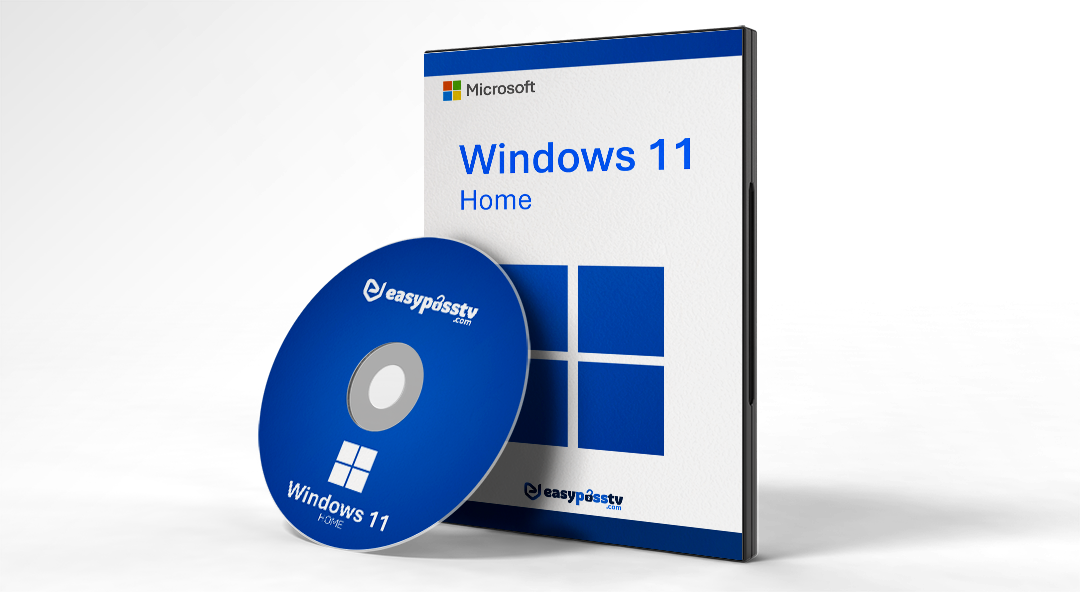 A sleek digital representation of an official Windows 11 Home Key glowing on a slate grey background.